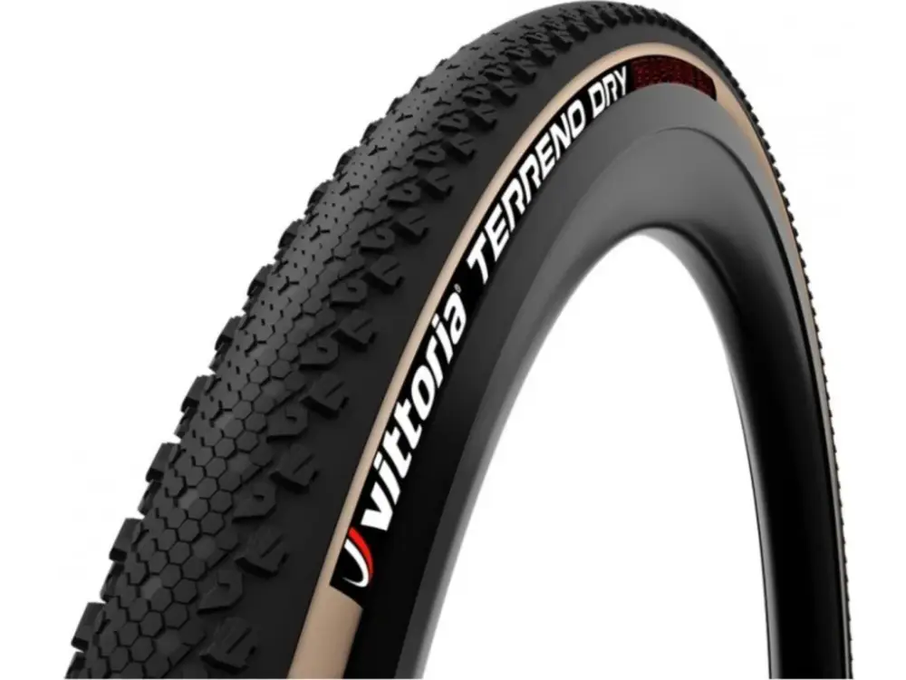 Omezená Nabídka plášť Vittoria Terreno Dry Gravel Graphene 700x38C TLR hnědý bok