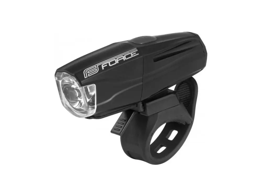 světlo přední Force Shark 500LM USB, černé Speciální Cena