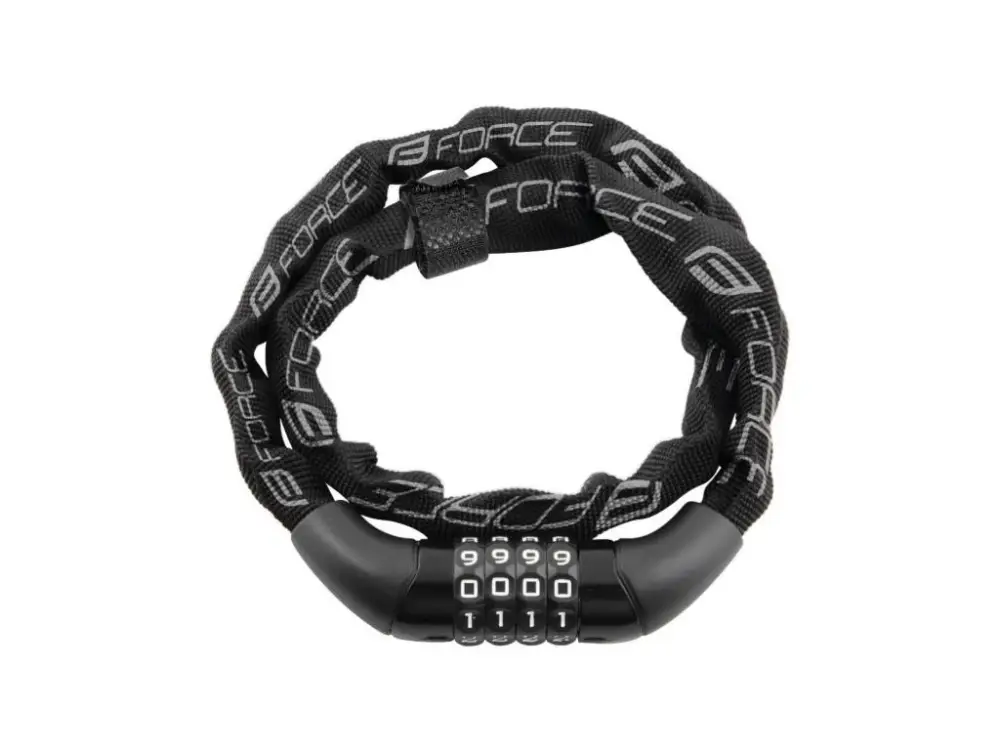 Oblíbený zámek Force Chain kódový 120cm/4mm