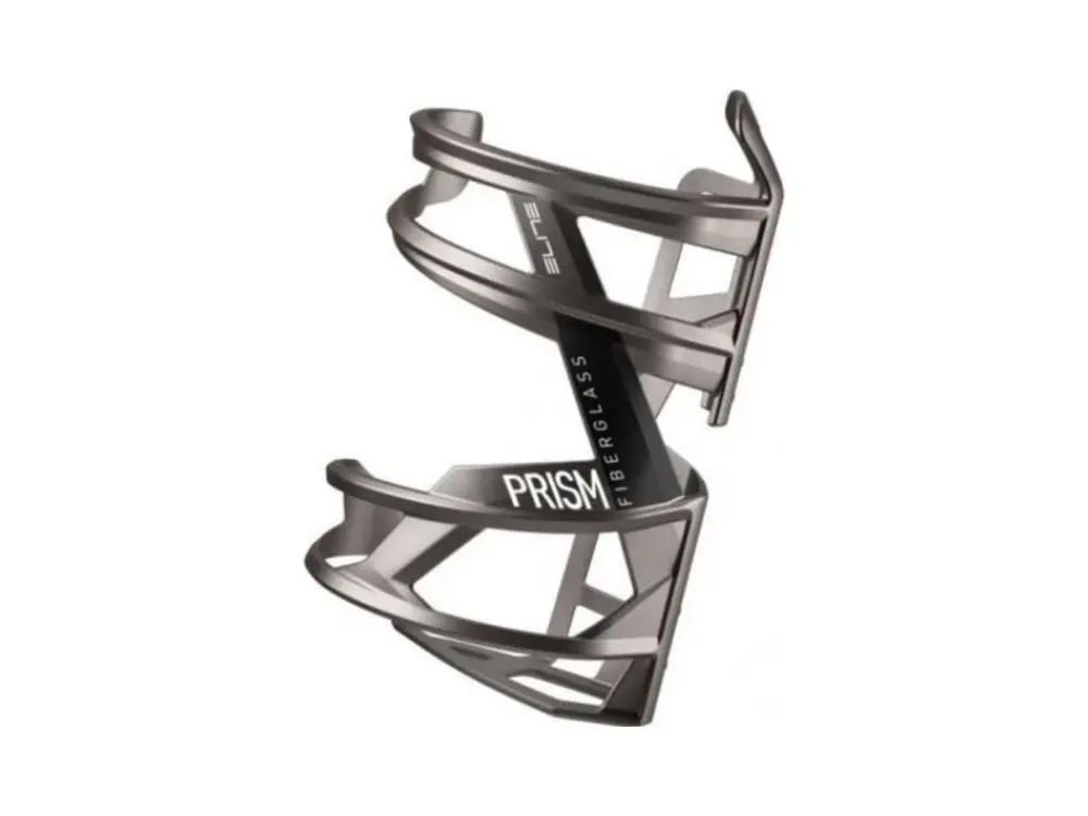košík na láhev Elite Prism pravá strana, titanium Časově Omezené