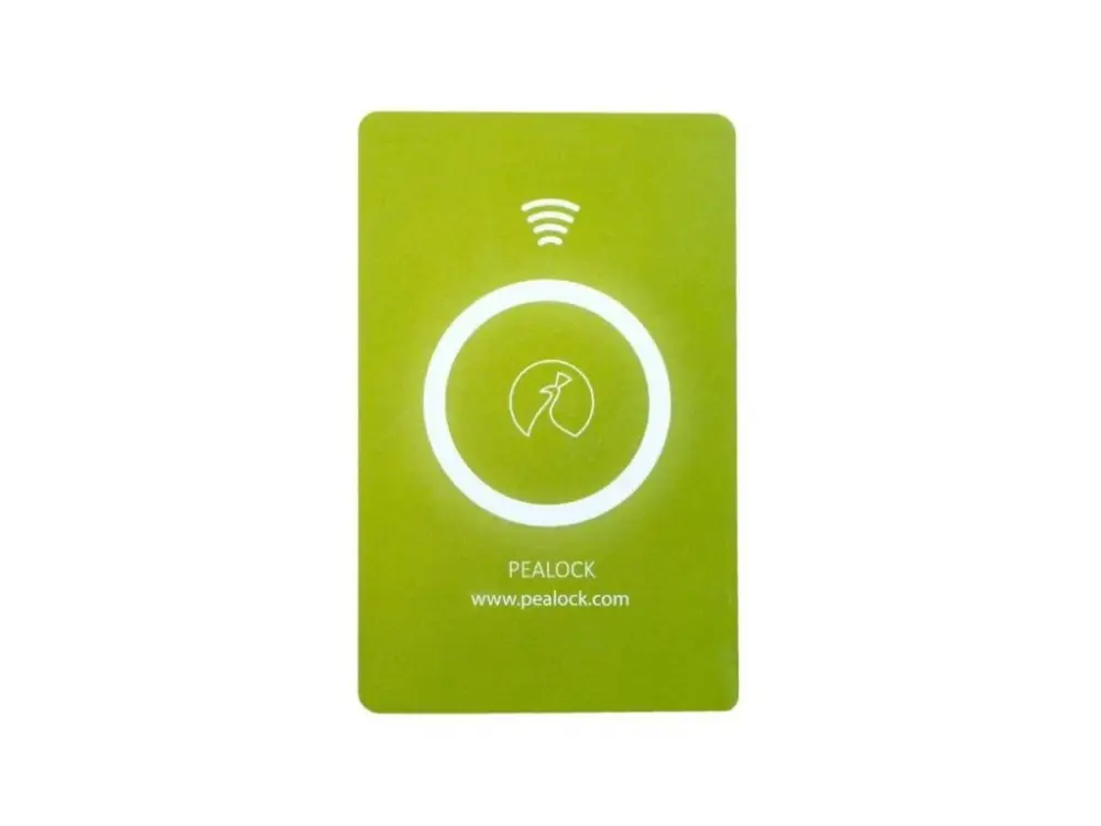 NFC karta PEALOCK, zelená Víkendová Akce