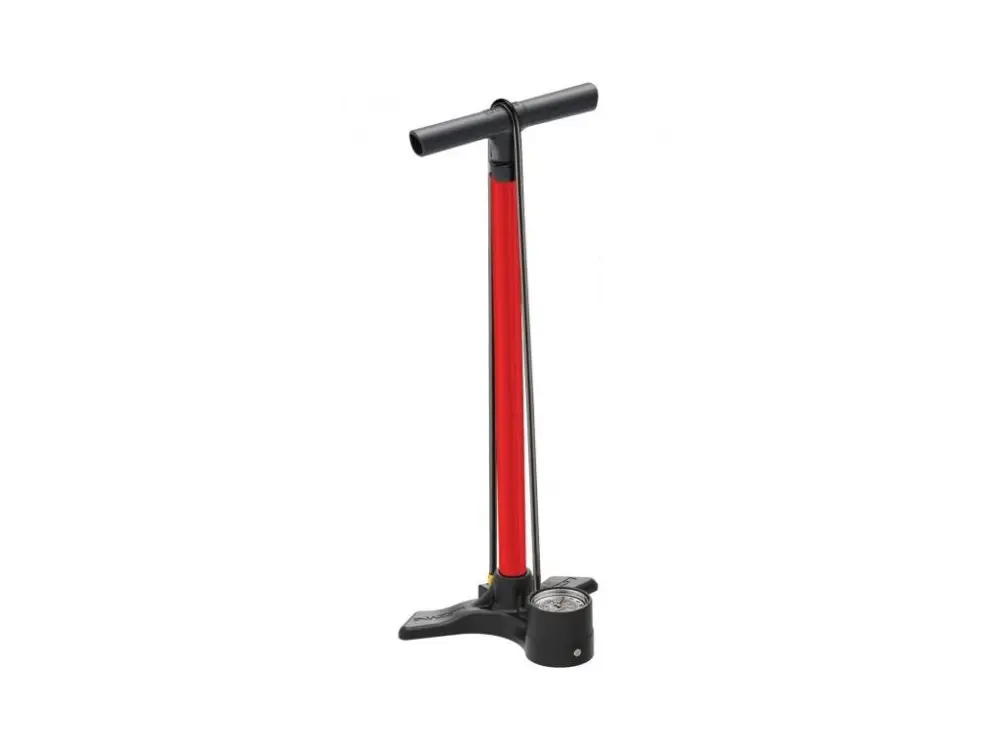 pumpa Lezyne Floor Macro Drive red Nová Kolekce