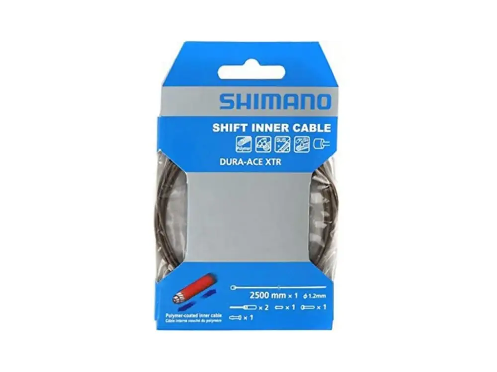 Sezónní Sleva lanko Shimano DA/XTR řadící polymer 1,2mm x 2,5m