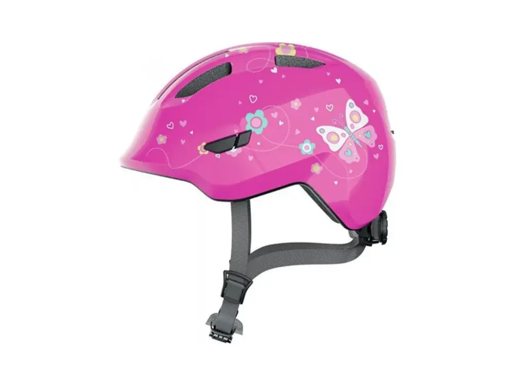 přilba Abus Smiley 3.0 pink butterfly Aktuální