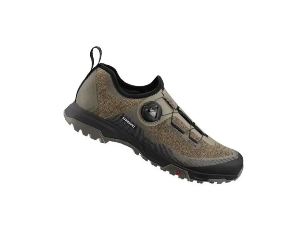 Rychlé Dodání tretry Shimano MTB SH-ET701 dámské, hnědé nenášlapové