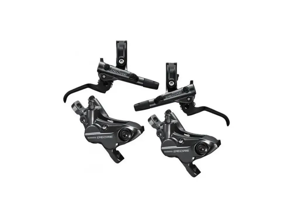 Rychlé Dodání brzdy Shimano Deore BL-M6100/BR-M6120 4-pístek, sada 80/180cm