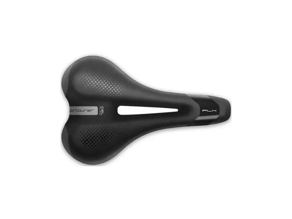 sedlo Sportourer FLX Man Gel Flow černé Sezónní Sleva