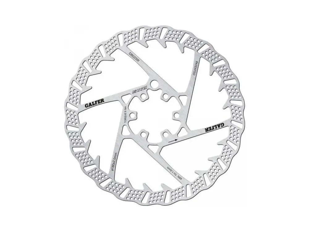 Hit Sezóny brzdový kotouč Galfer Shark 6děr pro E-bike 180mm