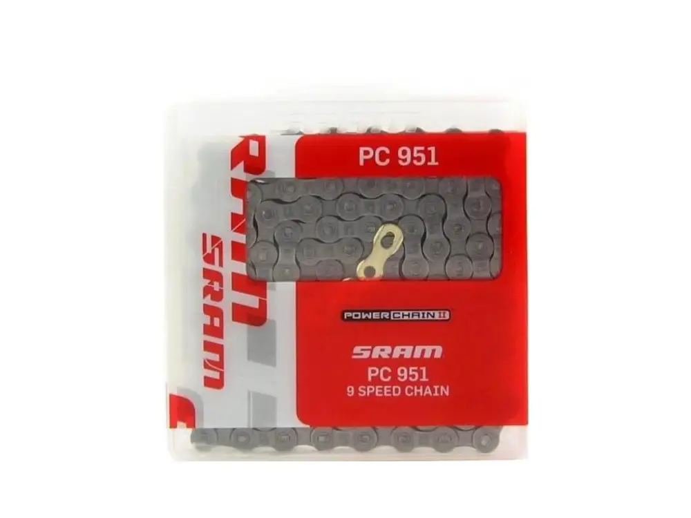 řetěz Sram PC-951 se spojkou v krabičce 114čl. Levný