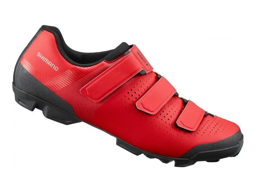 Pánské tretry Shimano SH-XC100 červené Ověřený