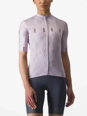 Výprodej Dámský dres Castelli Dimensione purple mist/deep purple