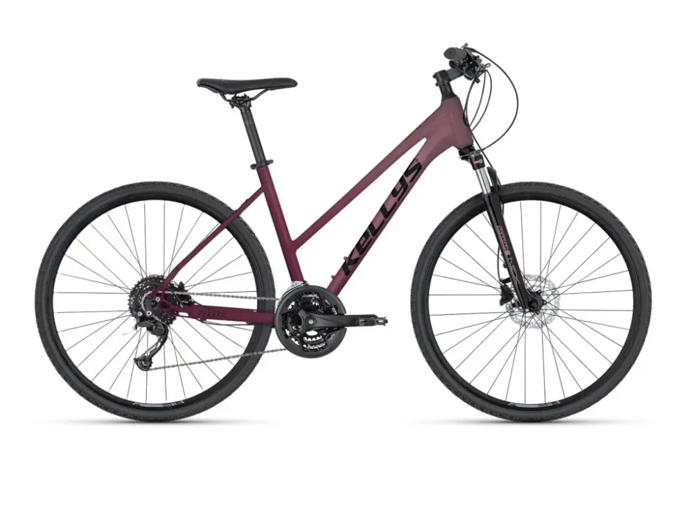 Dámské trekové kolo KELLYS Pheebe 20 Rosy Red 28" 2025 Pouze Dnes