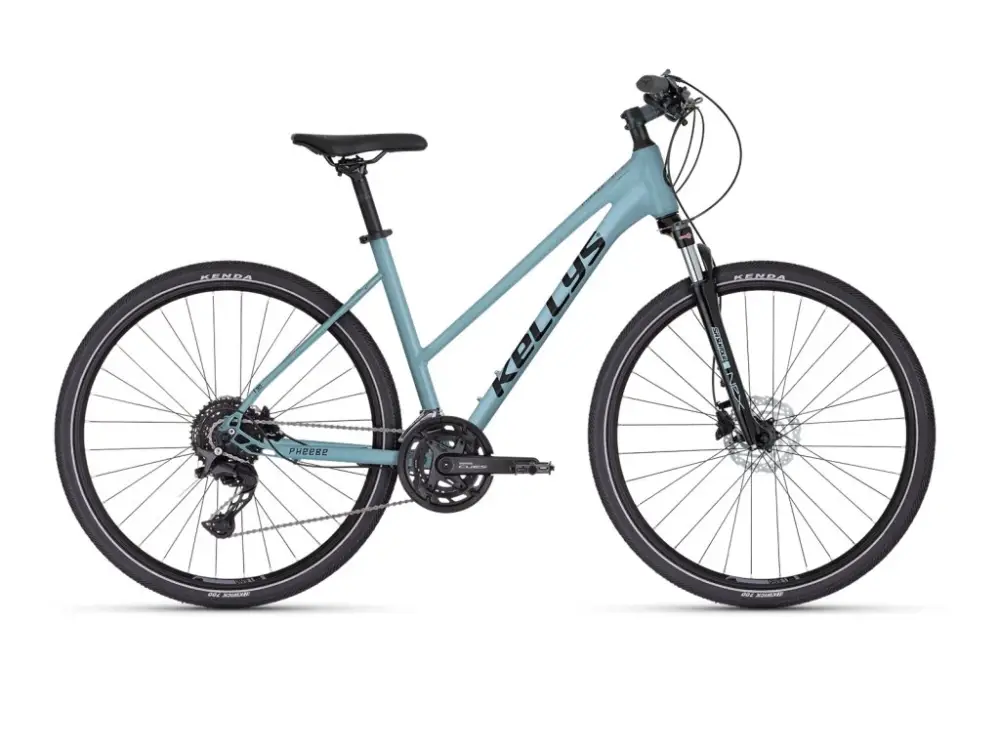 Cenově Výhodný Dámské trekové kolo KELLYS Pheebe 30 Sky blue 2025