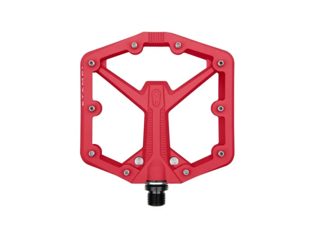 Pedály CRANKBROTHERS Stamp 1 gen 2 Large Red Časově Omezené