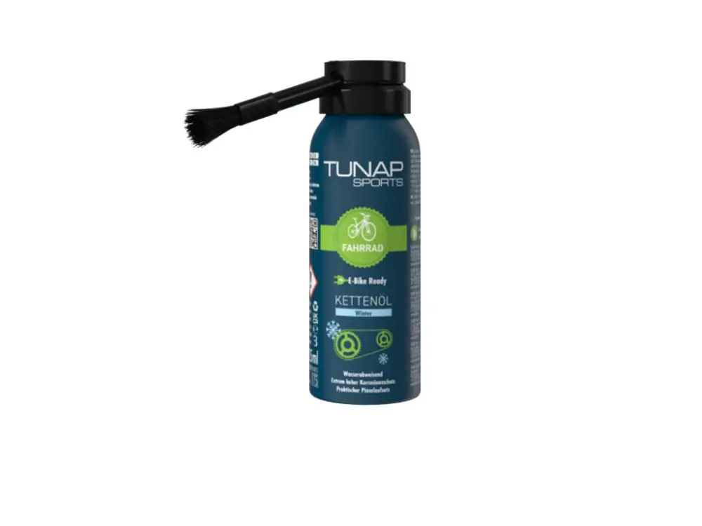 TUNAP SPORTS Chain Oil WINTER do mokrých podmínek olej na řetěz sprej pro kola a elektrokola (125ml) Super Cena