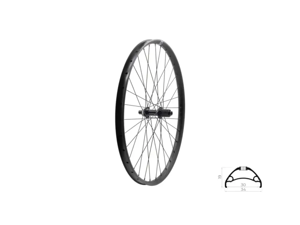 Speciální Cena KLS zapletené kolo zadní 27,5" ASESINO disc (šířka 30 mm)