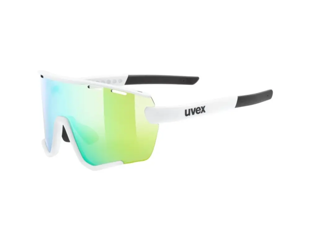 Brýle UVEX SportStyle 236 White mat / mirror Green (CAT. 2) + Clear (CAT. 0) AD Kup Teď
