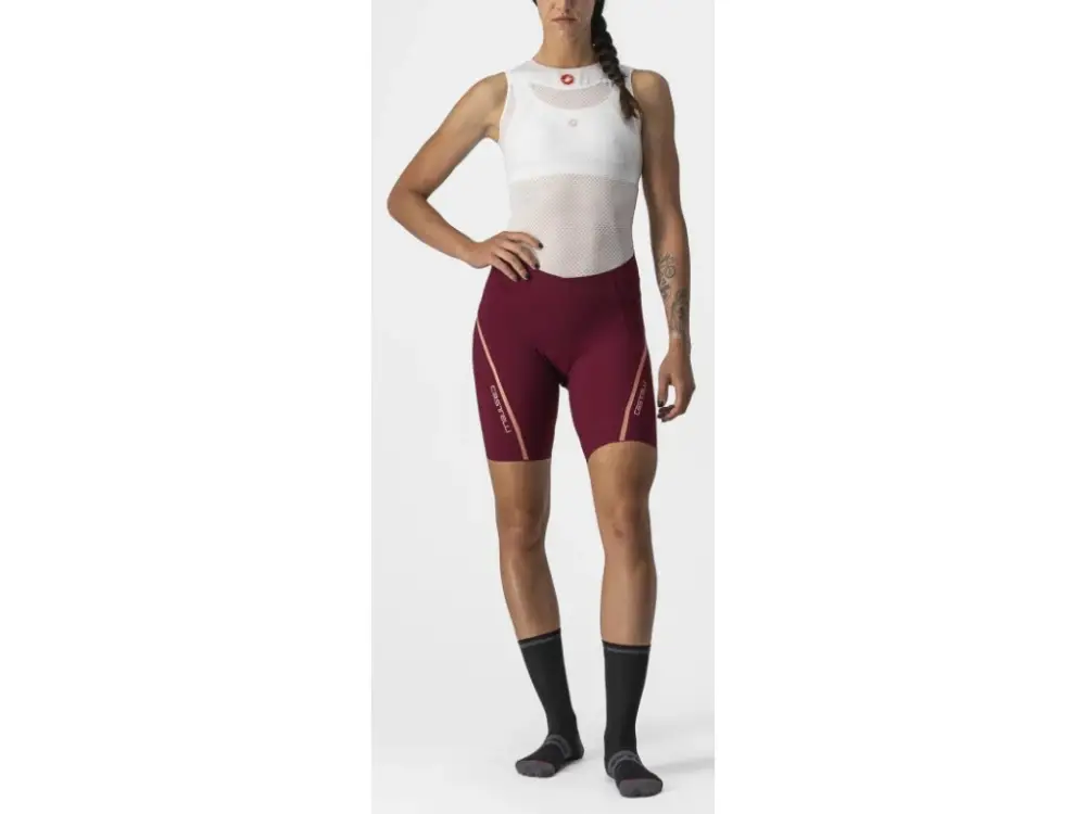 Cyklo kraťasy Castelli Velocissima short bordoaux blush "L" AD Odeslání Ihned