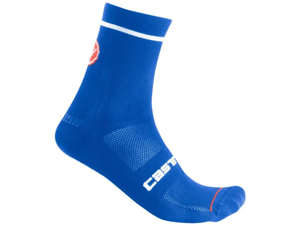 Akce Ponožky Castelli Entrata 13cm azzuro italia "XXL" AD