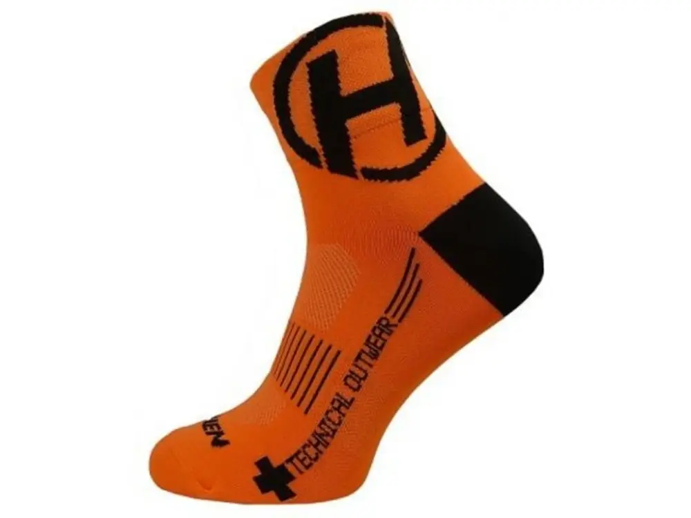 Ponožky HAVEN Lite Neo orange/black (2páry) AD Sleva