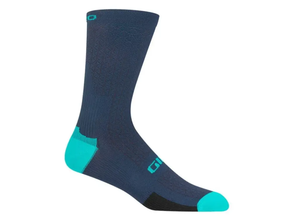 Ponožky GIRO HRC Team Phantom Blue/Screaming Teal AD Nejprodávanější