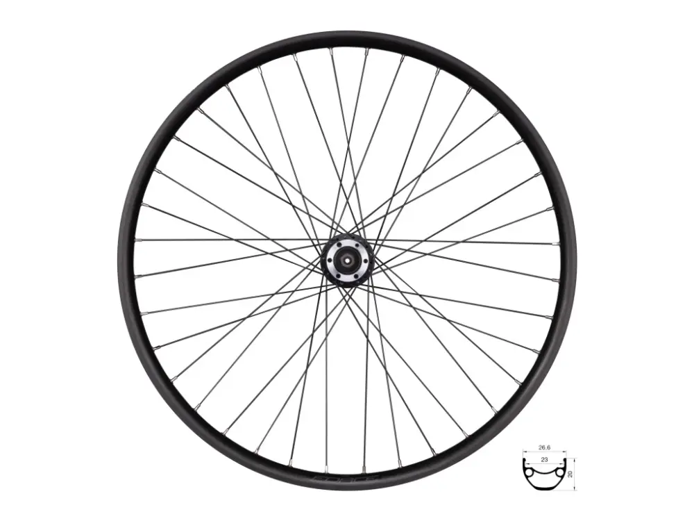 FORCE zapletené kolo přední 26" XC DISC 559x23 náboj FORCE Nejprodávanější