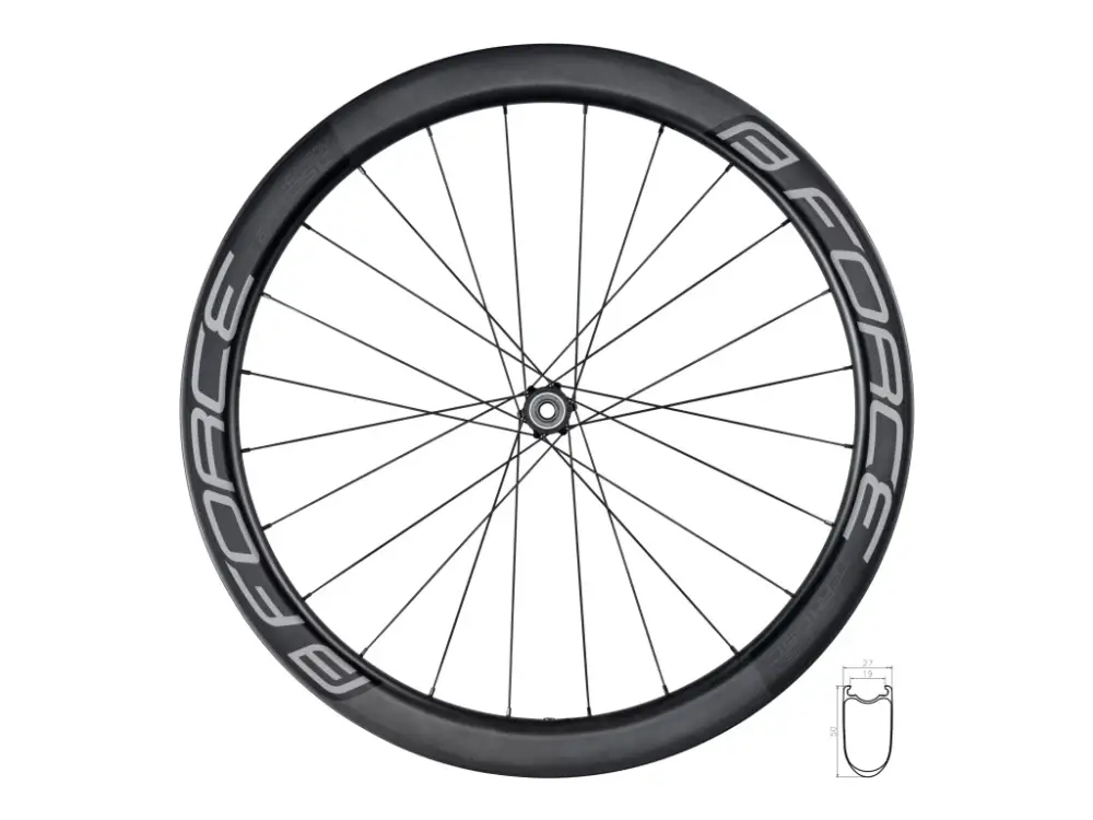 FORCE zapletené kolo zadní 700C TEAM SP KARBON DISC 50 Nejlepší Volba