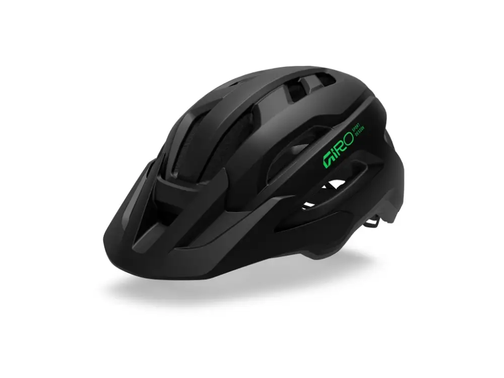 Nakupujte Hned Giro helma Fixture II MIPS Youth (Mat Black/Vivid Green)