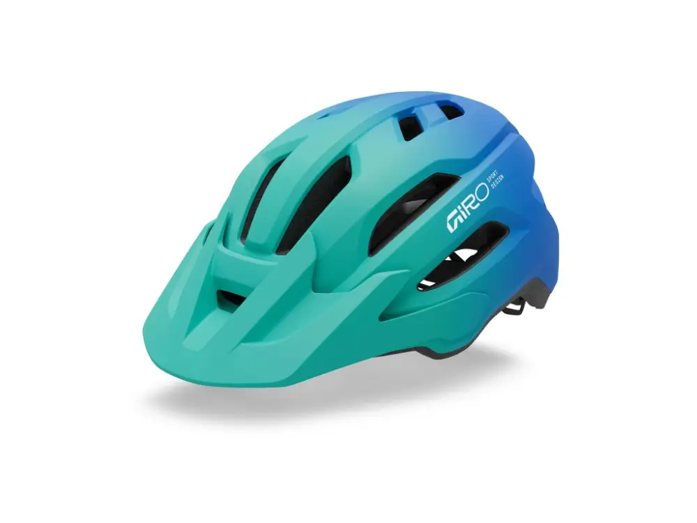 Tovární Cena Giro helma Fixture II Youth (Mat Aqua Green/Blue Jewel Fade)