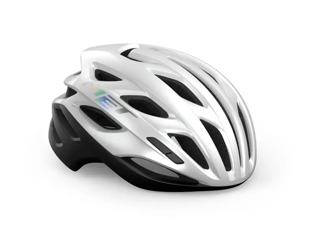 Aktuální MET helma Estro Mips (White Holographic | Matt Glossy)