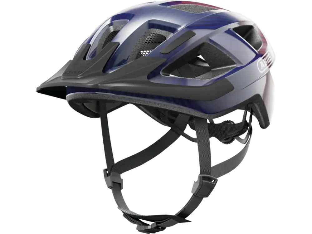 Sleva Abus helma ADURO 3.0 LED (purple waves)
