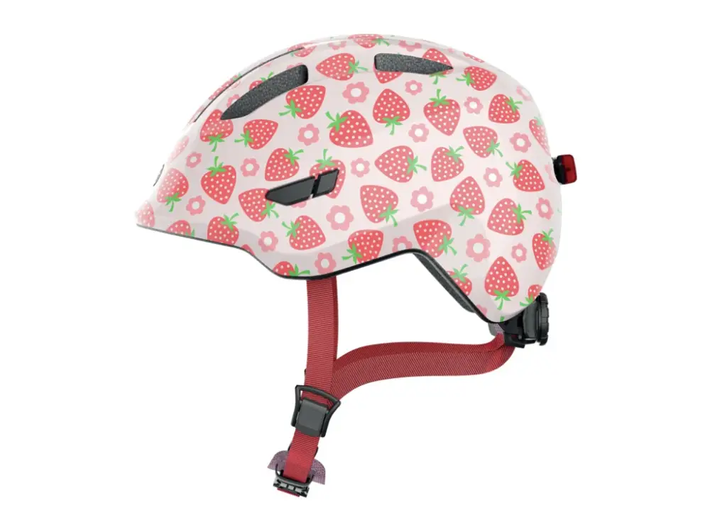 Abus helma dětská SMILEY 3.0 LED (rose strawberry) Rychlé Dodání