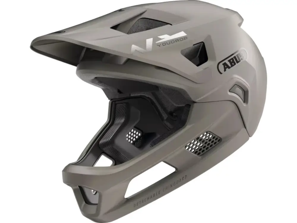 Abus helma integrální dětská YOUDROP FF (dust grey) Aktuální