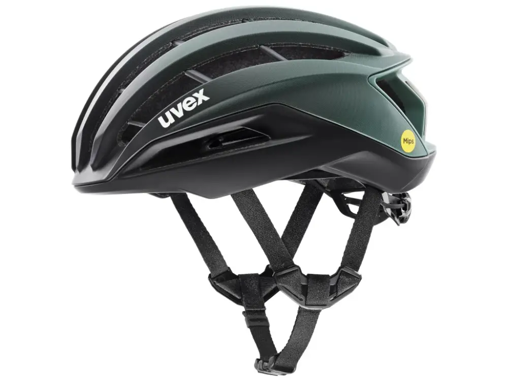 Ověřený Uvex helma Surge aero MIPS (black sage green)