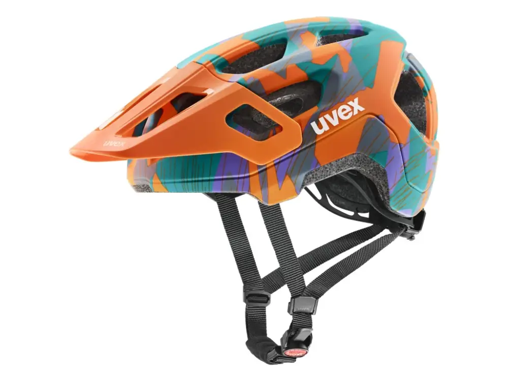 Uvex helma dětská React jr. (papaya camo matt) Přímo Od Výrobce