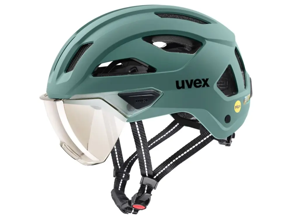 Uvex helma Stride visor MIPS (sage green matt) Horká Nabídka