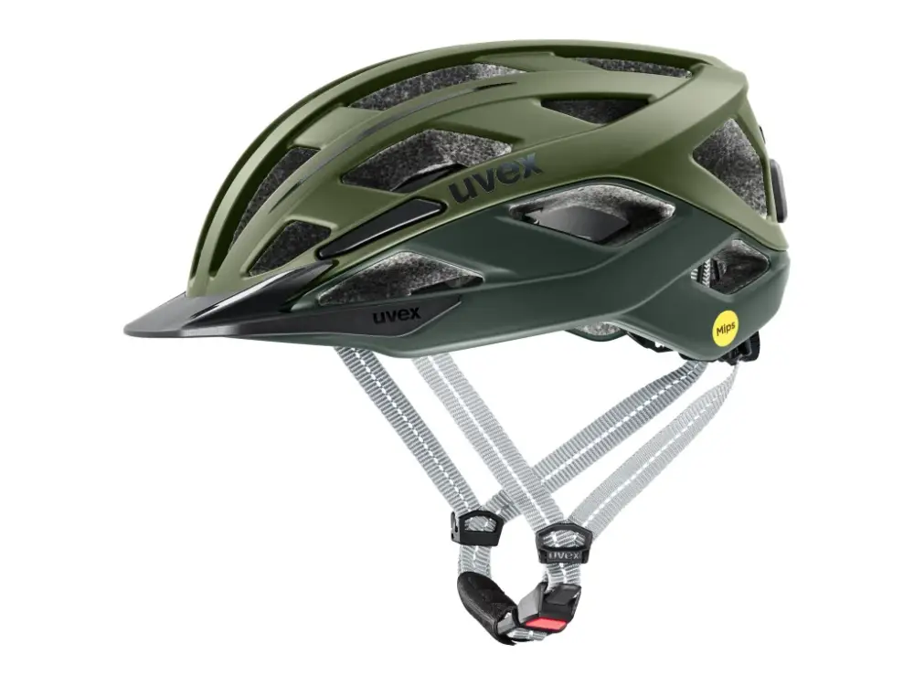 Uvex helma City I-VO 2 MIPS (dark olive - forest matt) Víkendová Akce