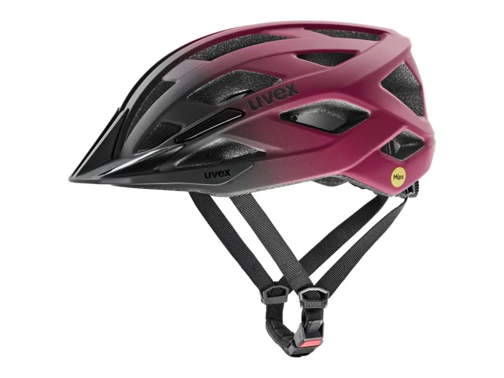 Omezená Nabídka Uvex helma I-VO 2 MIPS (cranberry - black matt)