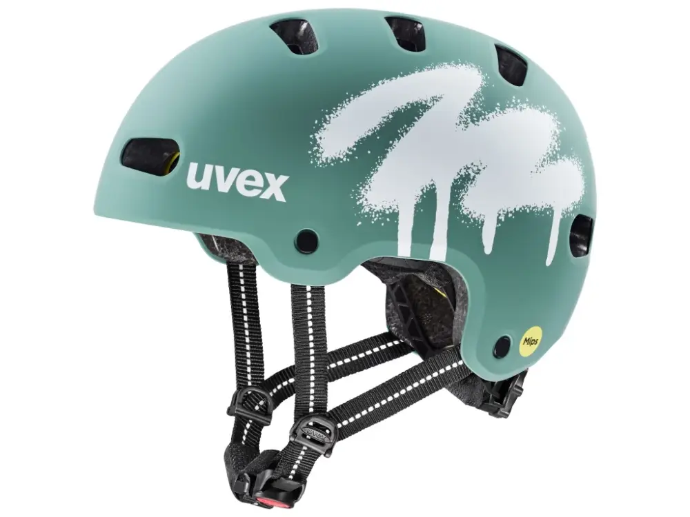 Uvex helma dětská Kid 4 style MIPS (spray sage green matt) Odeslání Ihned