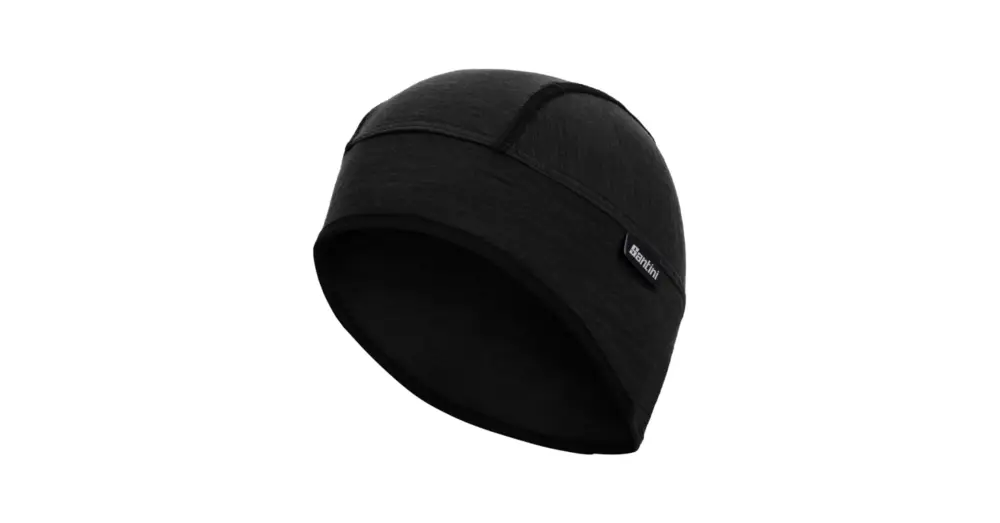 Jen Po Omezenou Doba Čepice pod helmu SANTINI Wool Black - UNI