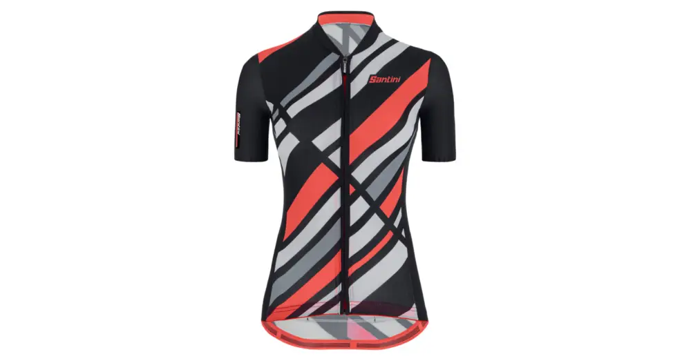 Dámský dres SANTINI Eco Sleek Raggio Ne Black Víkendová Akce