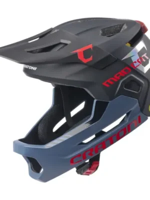 Aktuální Dětská helma CRATONI MadCat MIPS Gunmetal/Red Matt - S/M (49-56cm)