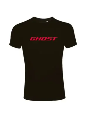 Pánské černé triko s potiskem GHOST Akce