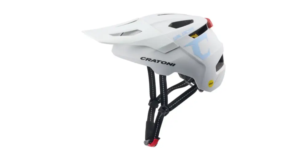 Dětská helma CRATONI WildCat LED Coolgrey Matt - S/M (49-56cm) Nová Kolekce