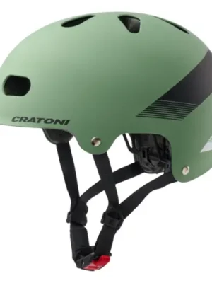 Dětská helma CRATONI C-Mate JR. Sage/Black Matt - S/M (54-58cm) Poslední Šance