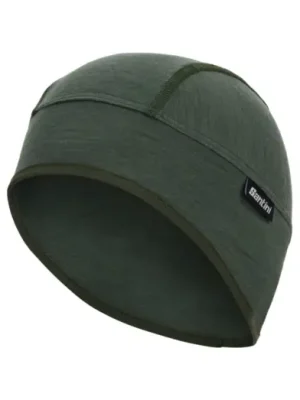 Čepice pod helmu SANTINI Wool Green Speciální Cena