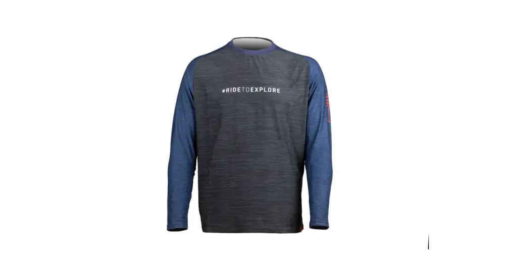 Dres s dlouhým rukávem PELLS Zone Black/Blue Doprava Zdarma
