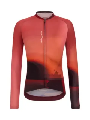 Časově Omezené Unisex dres s dlouhým rukávem SANTINI LuceRed