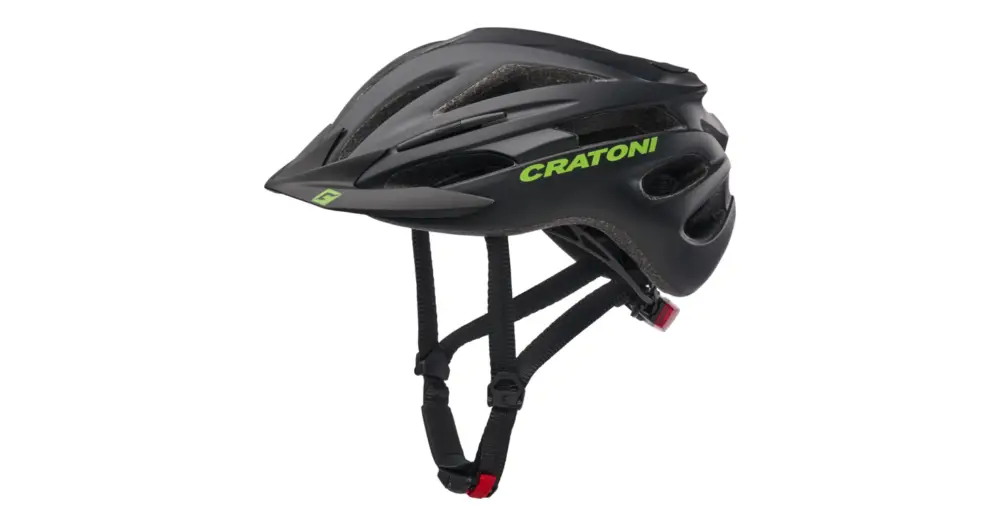 Poslední Šance Dětská helma CRATONI Pacer JR. Black/Lime Matt