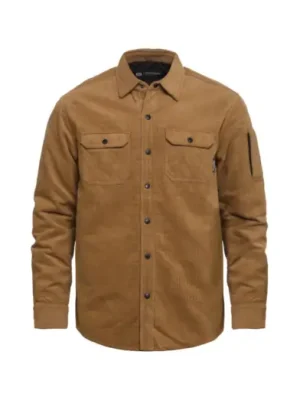 Zateplená košile HORSEFEATHERS Dough Camel Corduroy Levný